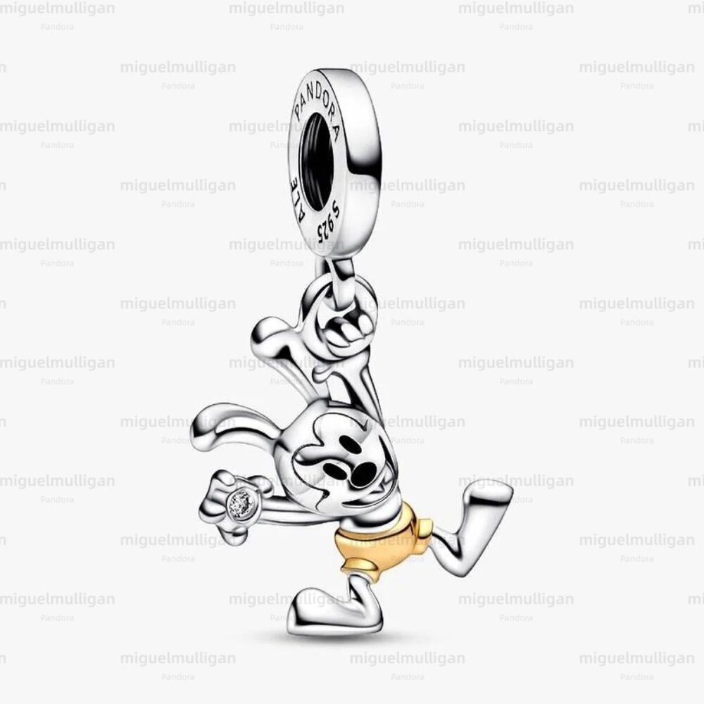 Pandora Disney 100th Anniversary Oswald Lab-created Diamond  Charm